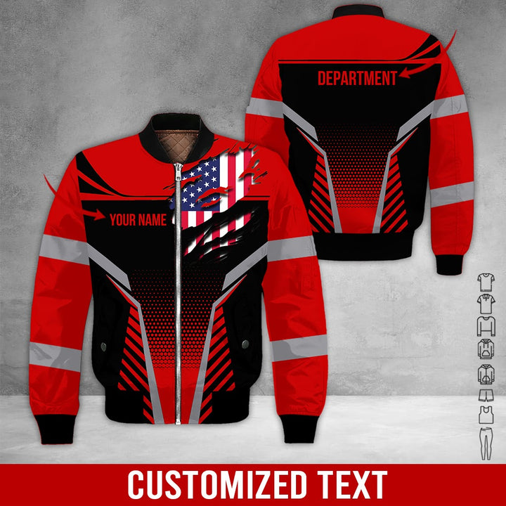 Personalized Name Workwear Style 3D All Over Printed Clothes DV946
