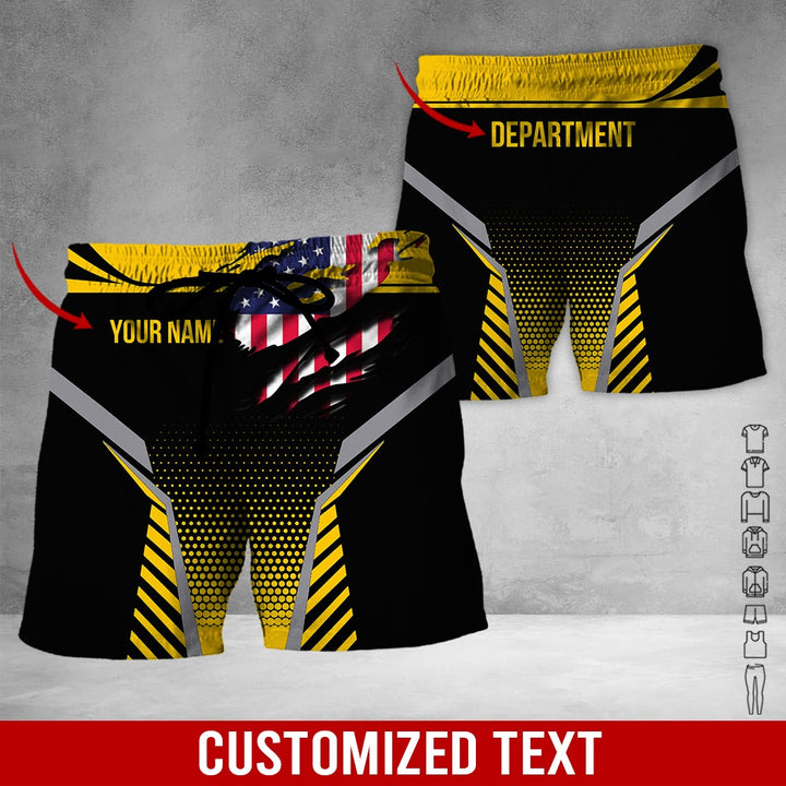Personalized Name Workwear Style 3D All Over Printed Clothes DV946