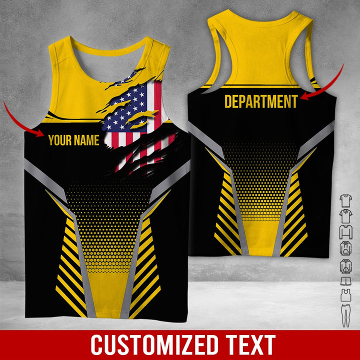 Personalized Name Workwear Style 3D All Over Printed Clothes DV946