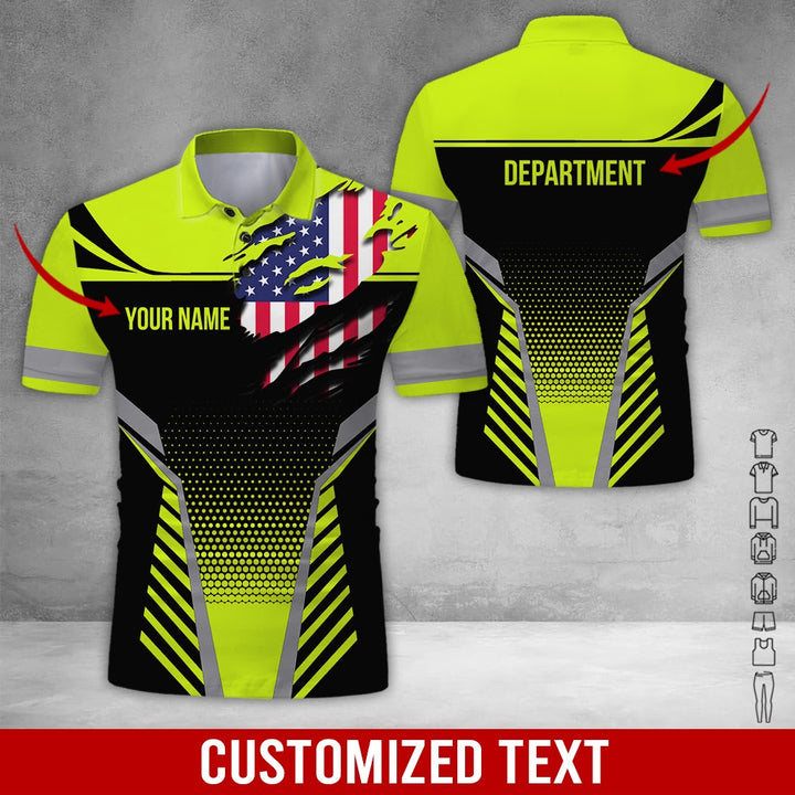 Personalized Name Workwear Style 3D All Over Printed Clothes DV946