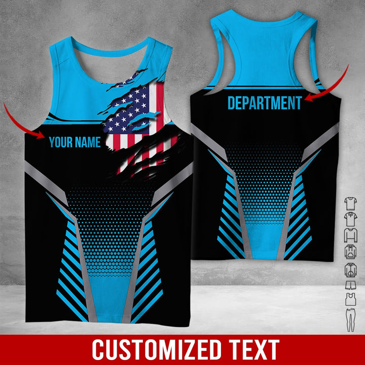 Personalized Name Workwear Style 3D All Over Printed Clothes DV946