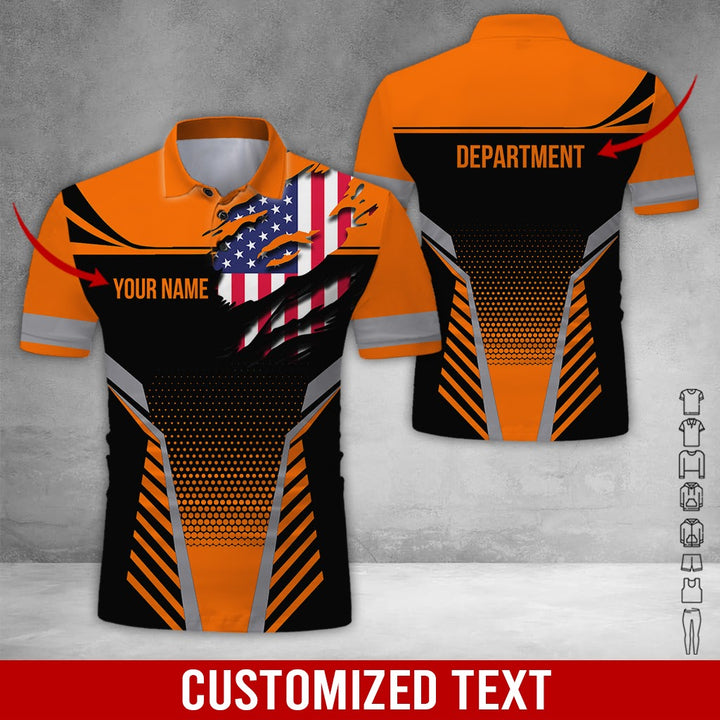 Personalized Name Workwear Style 3D All Over Printed Clothes DV946