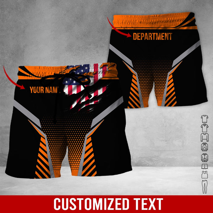 Personalized Name Workwear Style 3D All Over Printed Clothes DV946