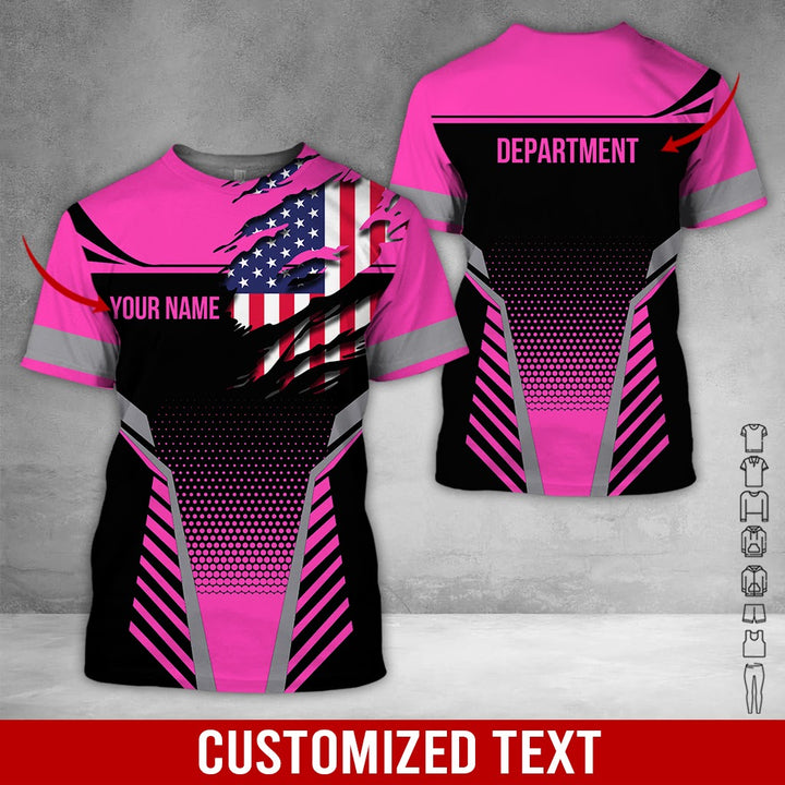 Personalized Name Workwear Style 3D All Over Printed Clothes DV946