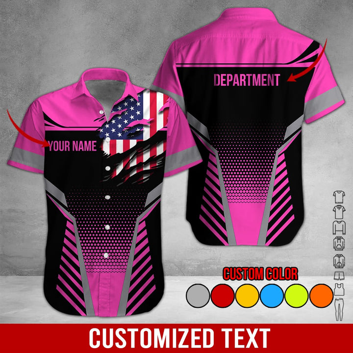 Personalized Name Workwear Style 3D All Over Printed Clothes DV946