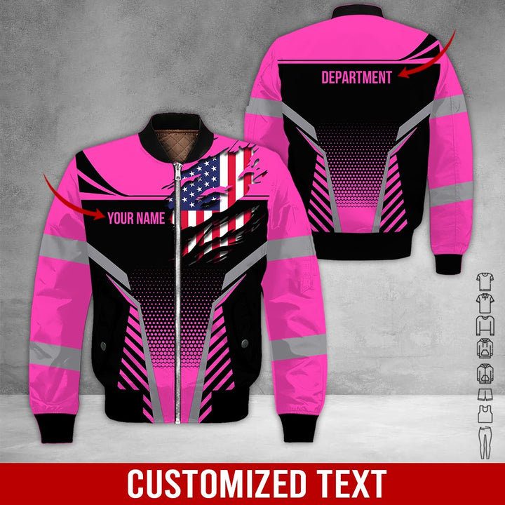 Personalized Name Workwear Style 3D All Over Printed Clothes DV946