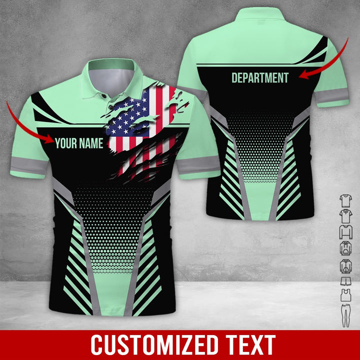 Personalized Name Workwear Style 3D All Over Printed Clothes DV946