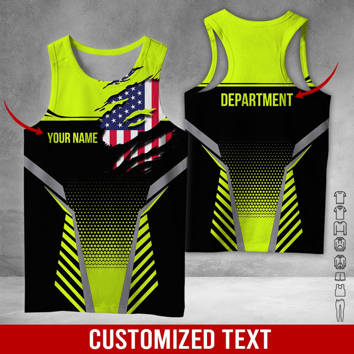 Personalized Name Workwear Style 3D All Over Printed Clothes DV946