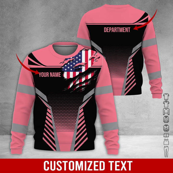 Personalized Name Workwear Style 3D All Over Printed Clothes DV946