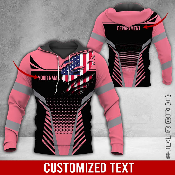 Personalized Name Workwear Style 3D All Over Printed Clothes DV946