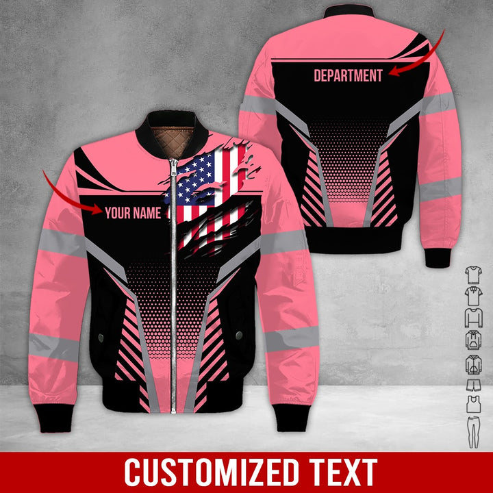 Personalized Name Workwear Style 3D All Over Printed Clothes DV946