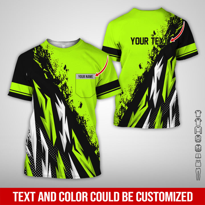 Pocket-Custom Text Uniform Full Colors All Over Printed Clothes TY566