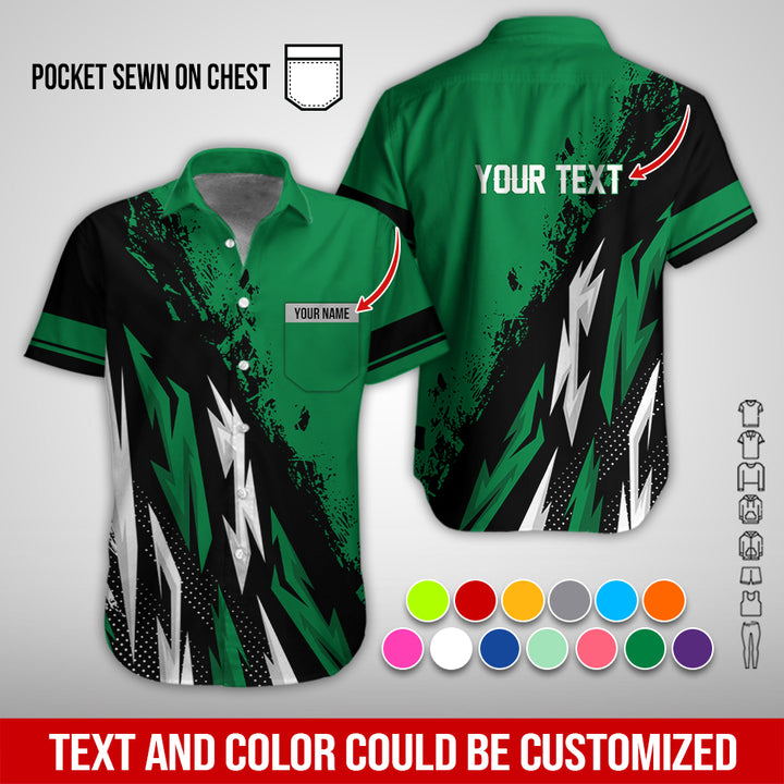 Pocket-Custom Text Uniform Full Colors All Over Printed Clothes TY566