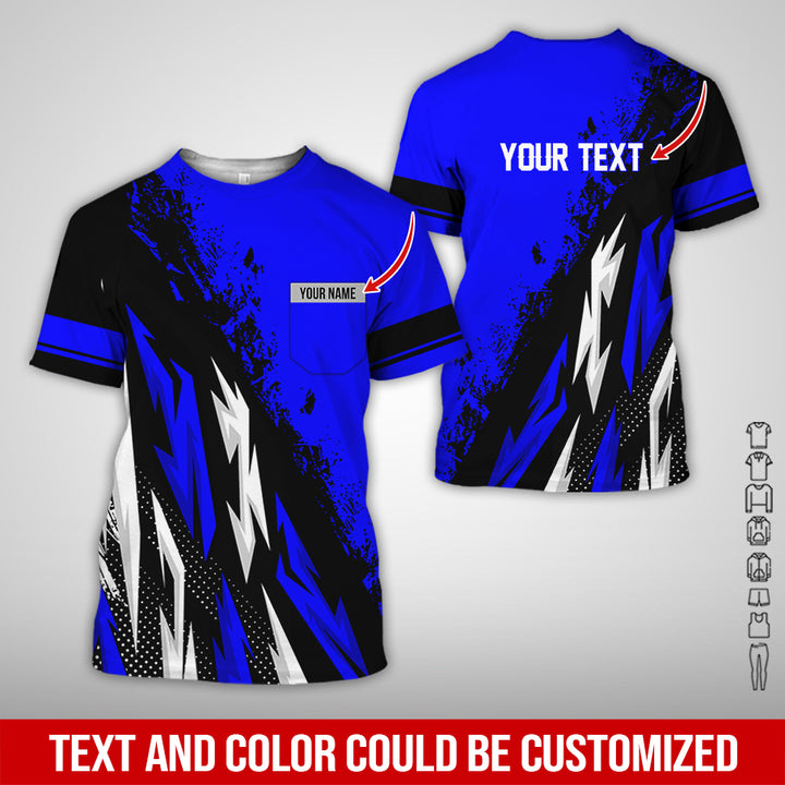 Pocket-Custom Text Uniform Full Colors All Over Printed Clothes TY566