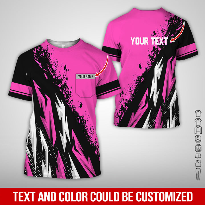 Pocket-Custom Text Uniform Full Colors All Over Printed Clothes TY566