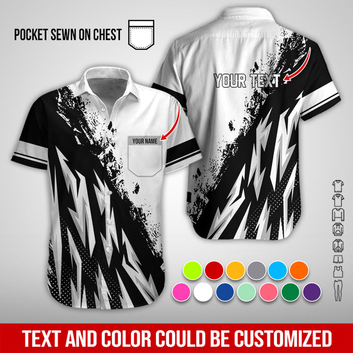 Pocket-Custom Text Uniform Full Colors All Over Printed Clothes TY566