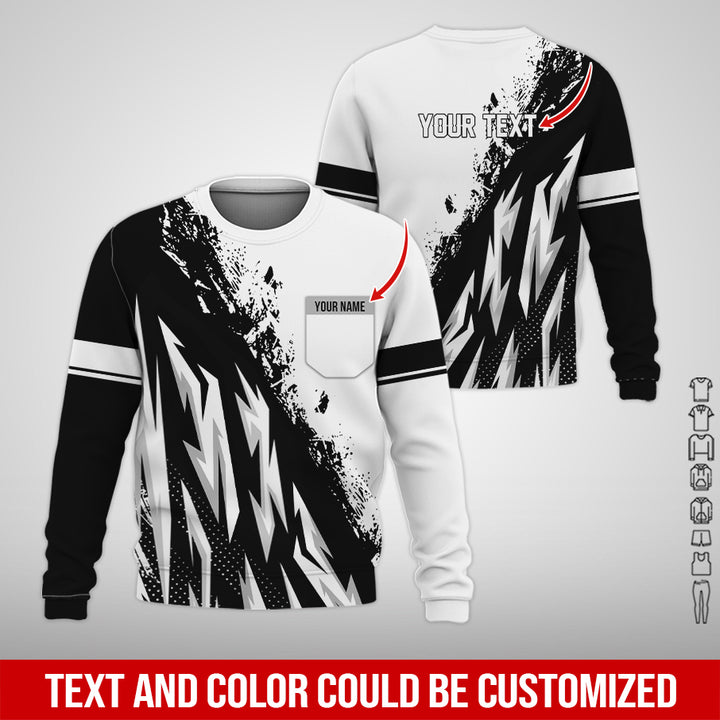 Pocket-Custom Text Uniform Full Colors All Over Printed Clothes TY566