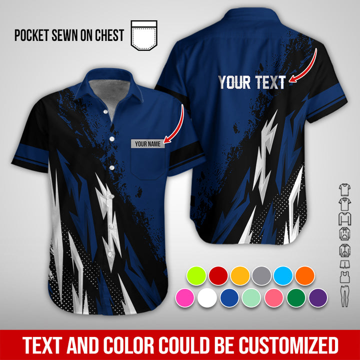 Pocket-Custom Text Uniform Full Colors All Over Printed Clothes TY566