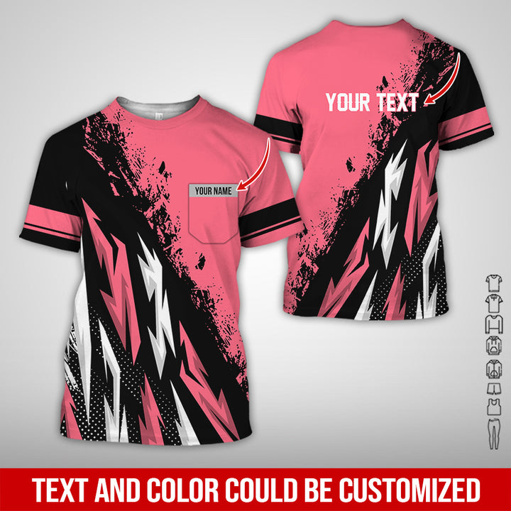 Pocket-Custom Text Uniform Full Colors All Over Printed Clothes TY566