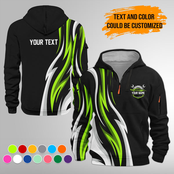 Custom Text Uniform Full Colors Sport Style Top Gift Man 3D Quarter Zip FY411