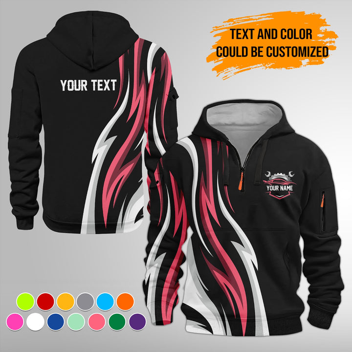 Custom Text Uniform Full Colors Sport Style Top Gift Man 3D Quarter Zip FY411