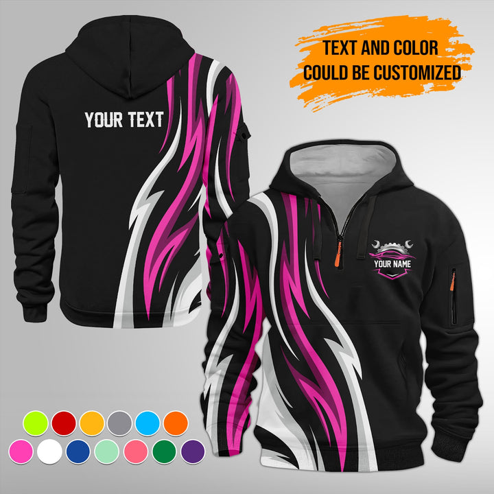 Custom Text Uniform Full Colors Sport Style Top Gift Man 3D Quarter Zip FY411