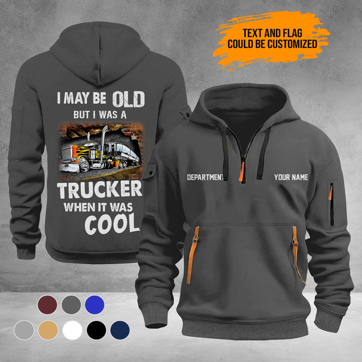 Trucker 2D Quarter Zip Hoodie PU734