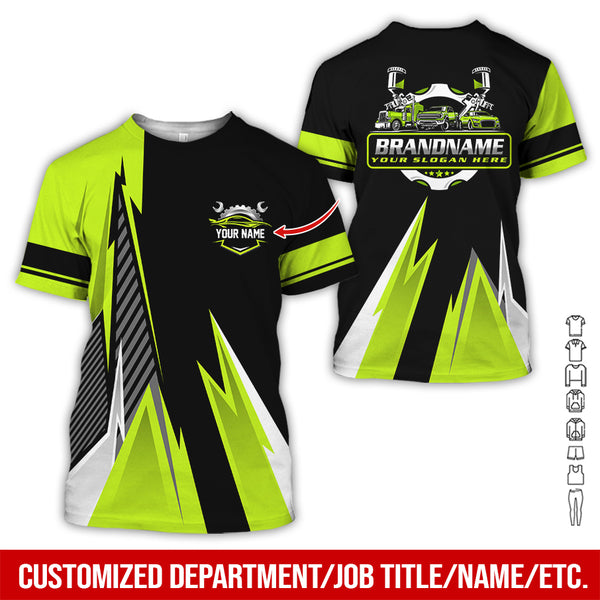 Personalized Name Auto Service All Over Printed Clothes RN211