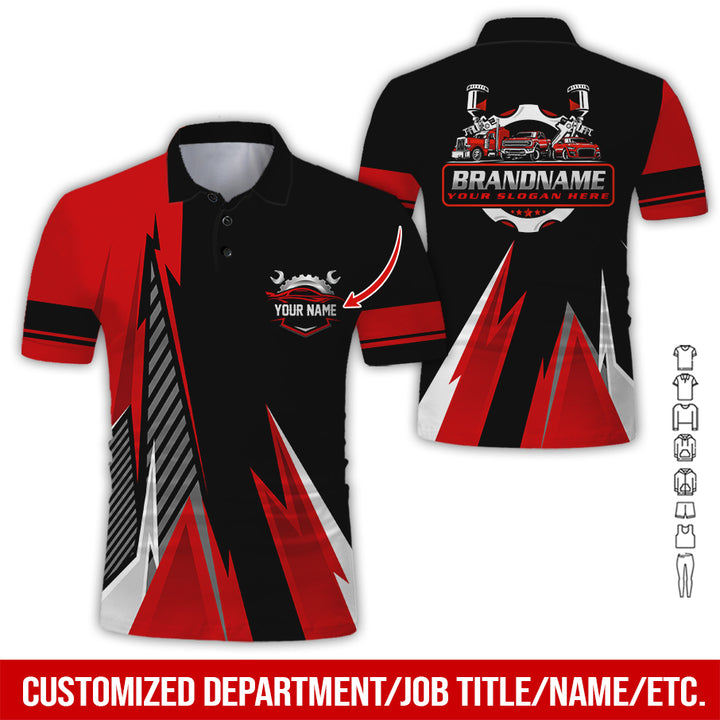 Personalized Name Auto Service All Over Printed Clothes RN211