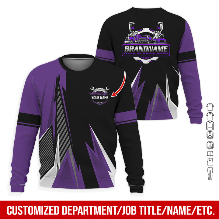 Personalized Name Auto Service All Over Printed Clothes RN211