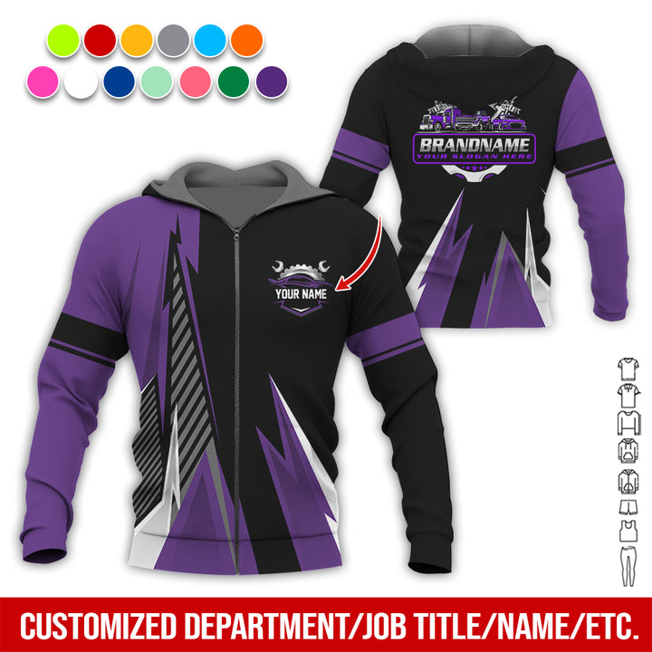 Personalized Name Auto Service All Over Printed Clothes RN211