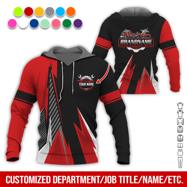 Personalized Name Auto Service All Over Printed Clothes RN211