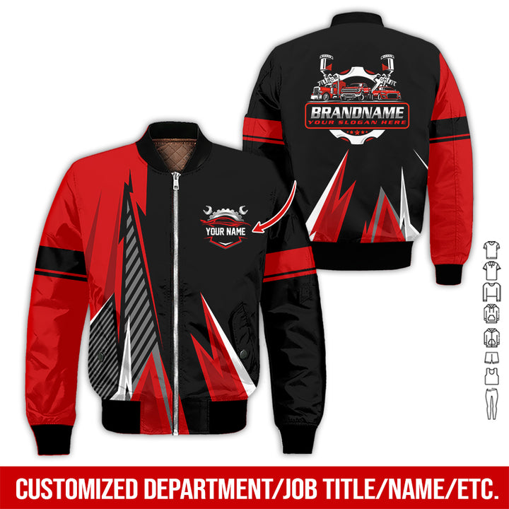 Personalized Name Auto Service All Over Printed Clothes RN211