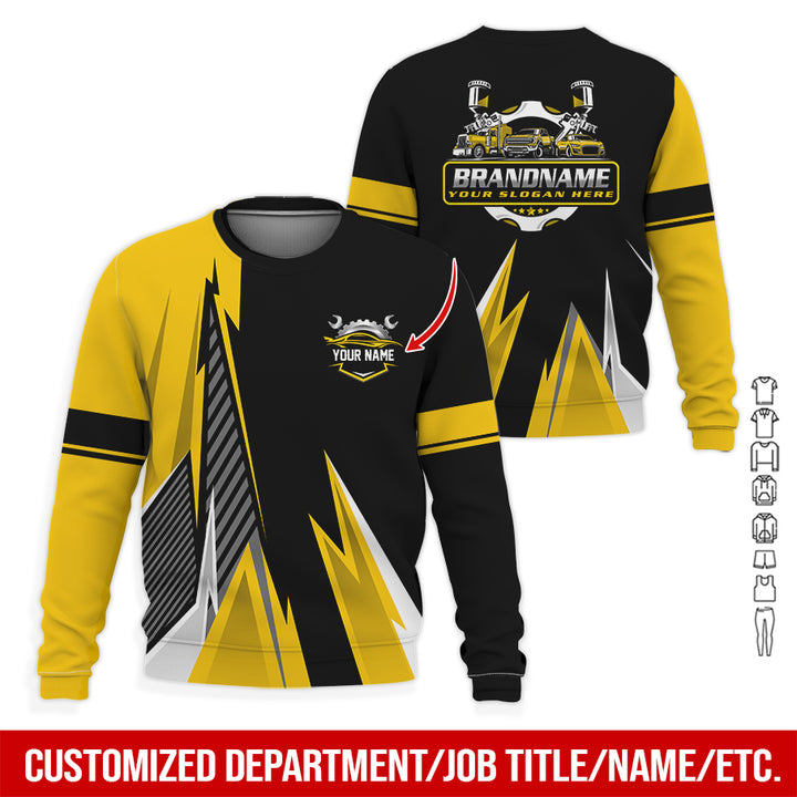 Personalized Name Auto Service All Over Printed Clothes RN211