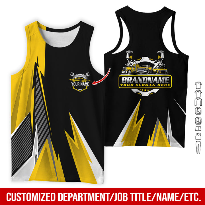 Personalized Name Auto Service All Over Printed Clothes RN211