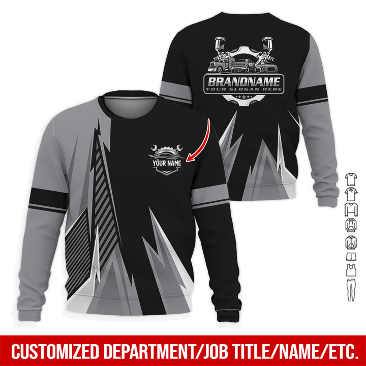 Personalized Name Auto Service All Over Printed Clothes RN211