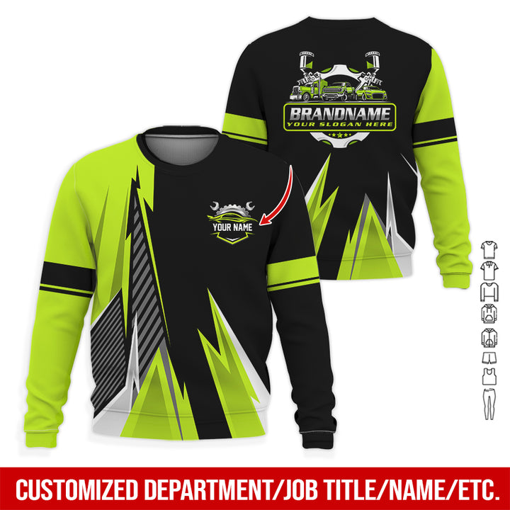 Personalized Name Auto Service All Over Printed Clothes RN211