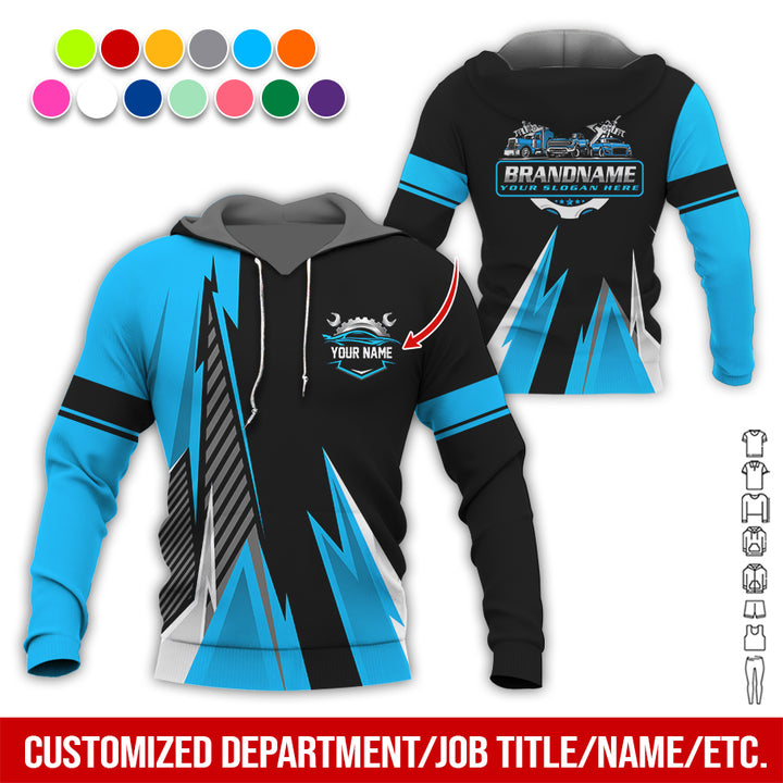 Personalized Name Auto Service All Over Printed Clothes RN211