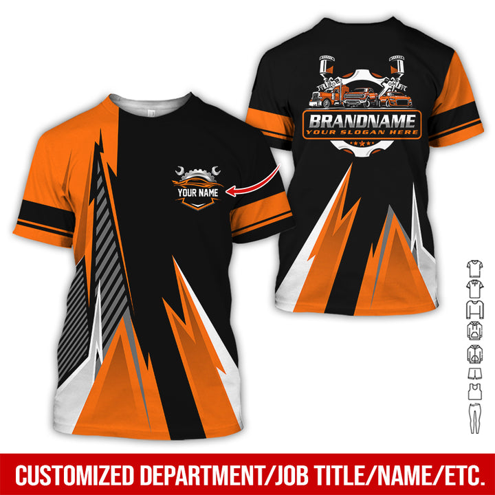 Personalized Name Auto Service All Over Printed Clothes RN211