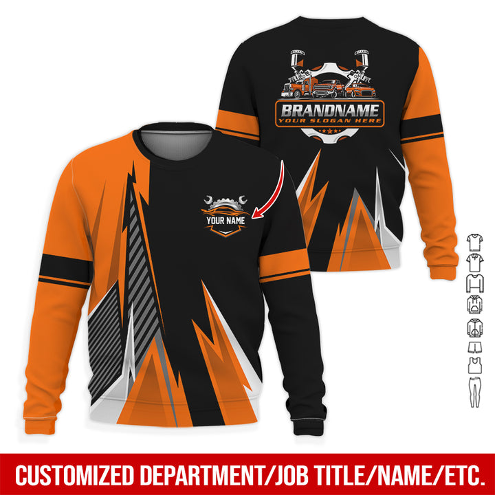 Personalized Name Auto Service All Over Printed Clothes RN211