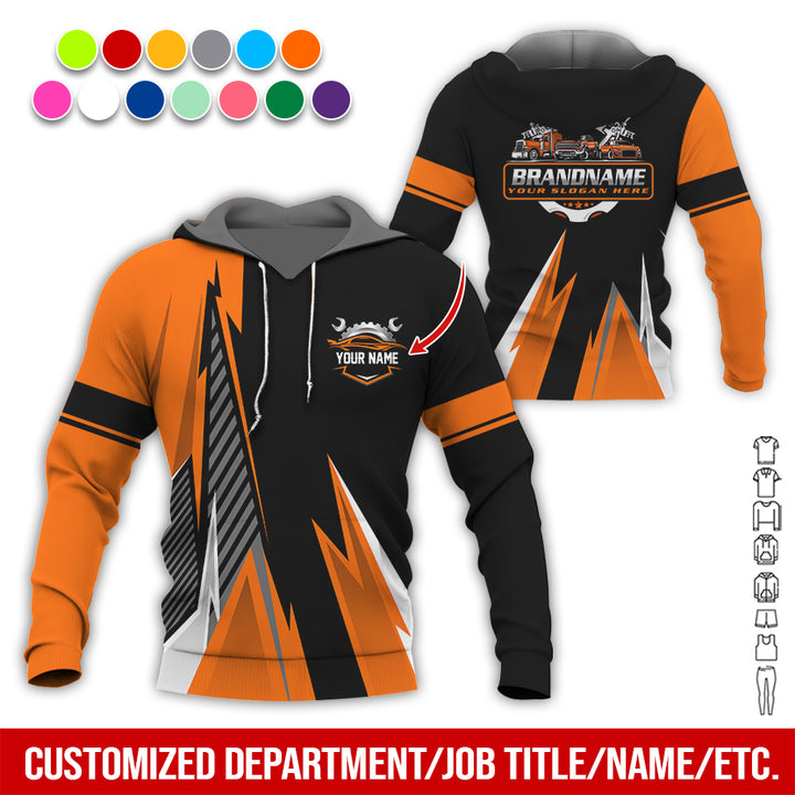 Personalized Name Auto Service All Over Printed Clothes RN211