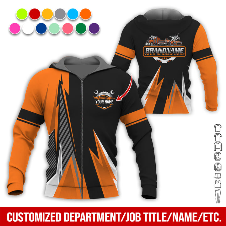 Personalized Name Auto Service All Over Printed Clothes RN211