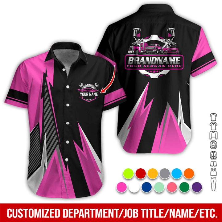 Personalized Name Auto Service All Over Printed Clothes RN211