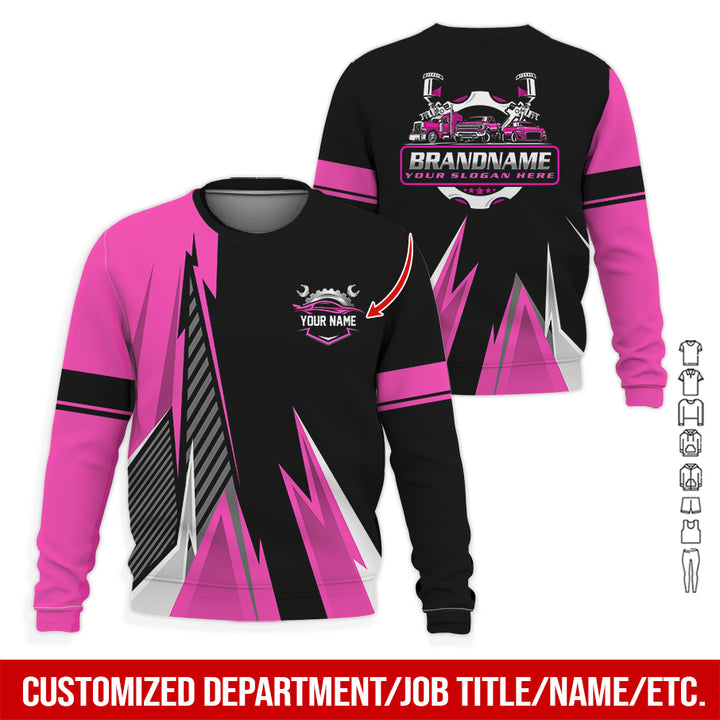 Personalized Name Auto Service All Over Printed Clothes RN211