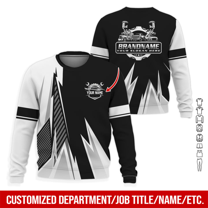 Personalized Name Auto Service All Over Printed Clothes RN211