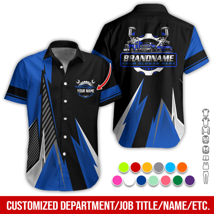 Personalized Name Auto Service All Over Printed Clothes RN211