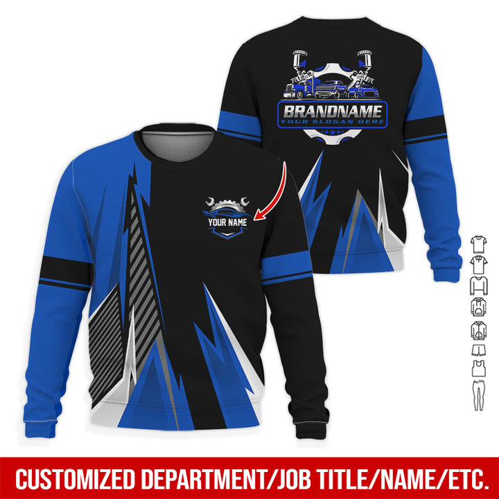 Personalized Name Auto Service All Over Printed Clothes RN211