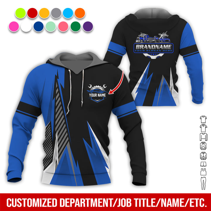 Personalized Name Auto Service All Over Printed Clothes RN211