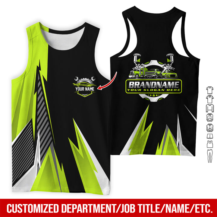 Personalized Name Auto Service All Over Printed Clothes RN211