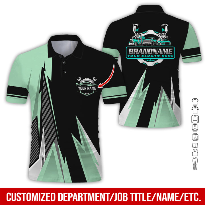 Personalized Name Auto Service All Over Printed Clothes RN211